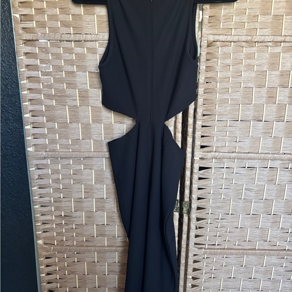 Abercrombie & Fitch Black Women's Cut-Out Midi Cocktail Dress - Picture 4 of 4